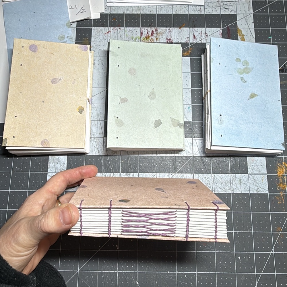 Handmade Multicolor Journal Choose One! Hand bound blank journal.